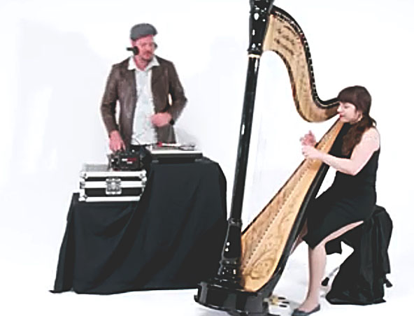 Perth Harp and DJ Duo